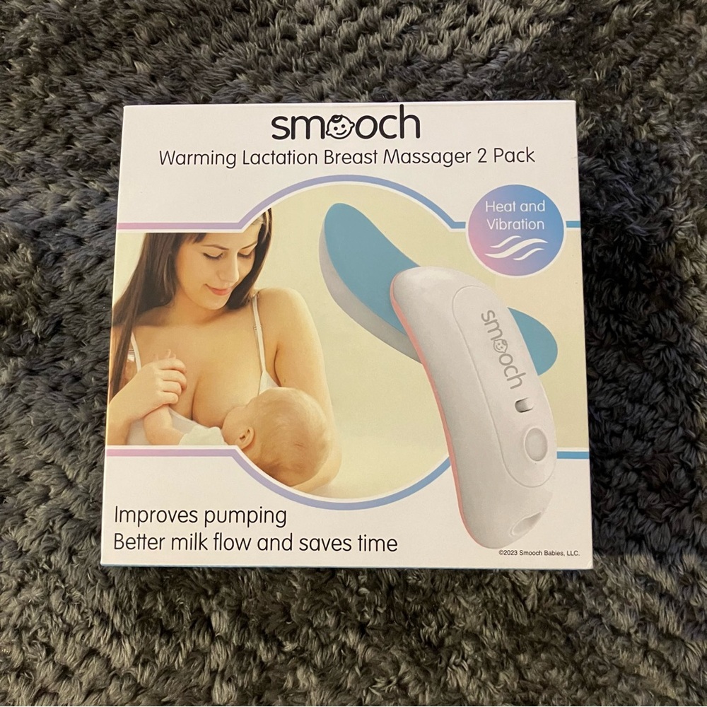Smooch Breast‎ Lactation Massager With Warming & Vibration (2Pack)